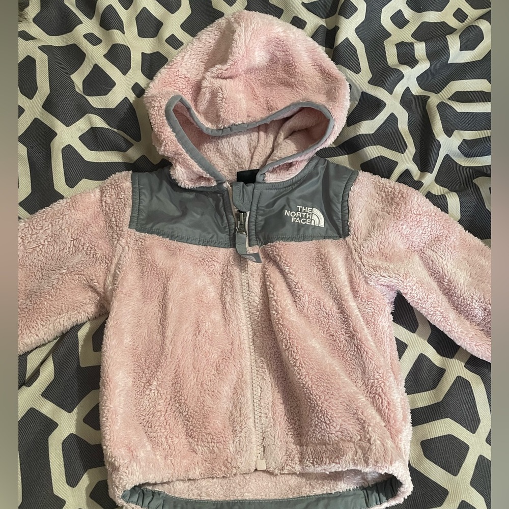 Great Condition Pink North Face Fleece - Size 6-12 Months